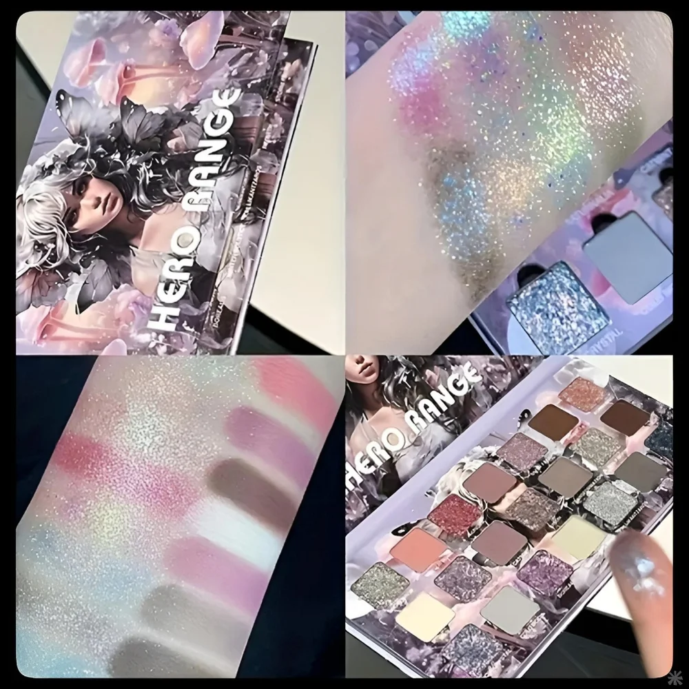 🆕️HERO RANGE 21 COLOR ANIME FLOWER FAIRY ETHEREAL EYESHADOW PALETTE 🧚‍♀️🍄🧚‍♀